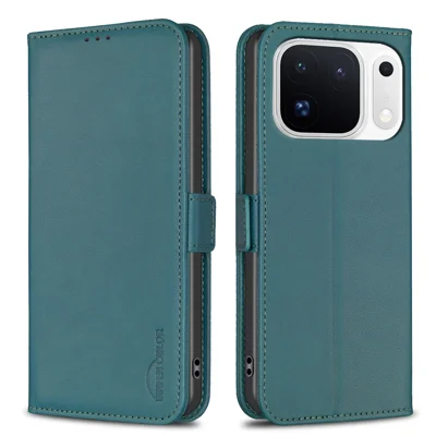  BINFEN COLOR for Oppo Find X10 Pro Max 5G Case  BF31 PU Leather Flip Folio Phone Wallet Cover - Green