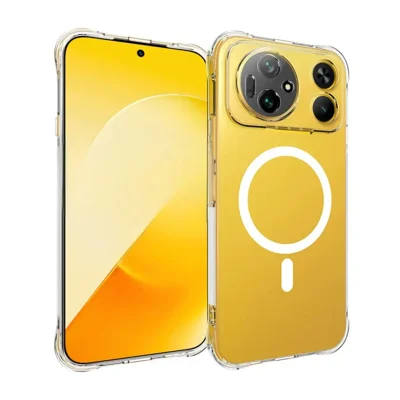 WANLONFENG для Honor Magic9 Super Edition 5G серии TM1, 2,0 мм, магнитный прозрачный чехол из ТПУ, задняя крышка для телефона — прозрачный