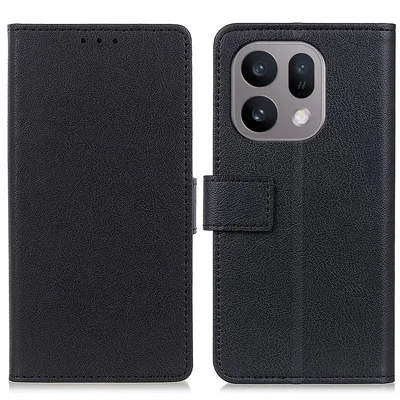 Für Oppo Find X10 E 5G / X9 5G Hülle PU-Leder Stand-Brieftasche Handyhülle - Schwarz