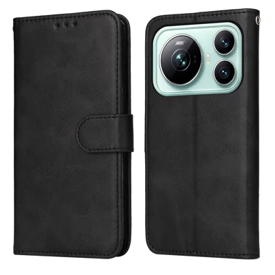 For Honor Magic9 5G Case Wallet PU Leather Folio Flip Phone Cover - Black