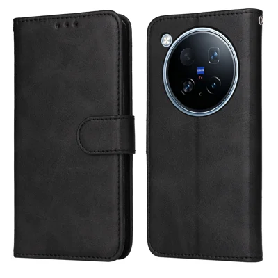  For vivo X500 Pro Max 5G Case Wallet PU Leather Folio Flip Phone Cover - Black