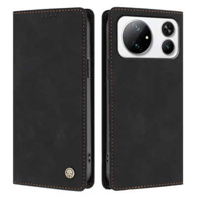  For Honor Magic9 Super Edition 5G Case HX RFID Blocking Wallet Stand Leather Flip Phone Cover - Black