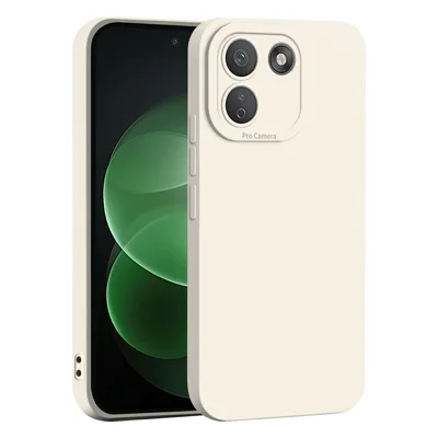 For Xiaomi Redmi Note 17 Pro Max 5G Case Precise Camera Cutouts Soft TPU Shockproof Phone Cover - White