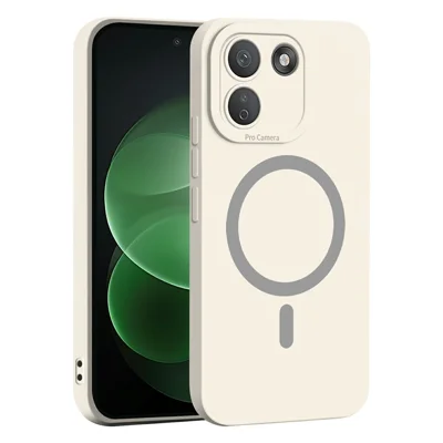 Bulk Purchasing For Xiaomi Redmi Note 17 Pro Max 5G Magnetic Case Soft TPU Phone Cover - White