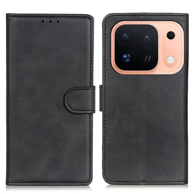 Capa de Telemóvel Carteira em Textura de Couro para Oppo Find X10 Pro Max 5G, com Suporte - Preto