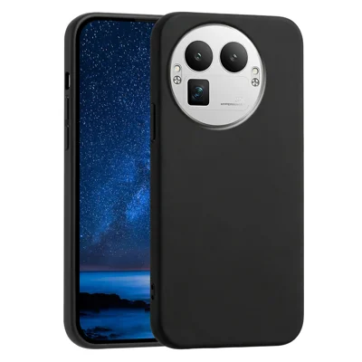  Voor Realme GT 8 Pro 5G Hoesje Zachte TPU Anti-Val Anti-Slipstructuur Telefoonhoes - Zwart