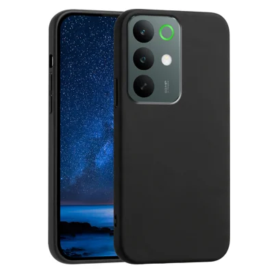  For Realme P4 5G / Realme C85 Pro 4G Case Soft TPU Anti-Drop Non-Slip Texture Phone Cover - Black