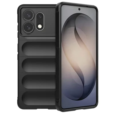 Чехол для Samsung Galaxy S27 Ultra, антиударный мягкий чехол из ТПУ, прочный задний чехол - черный