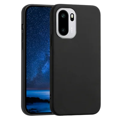 Capa para OnePlus Ace 6 5G / OnePlus Ace 6T 5G / OnePlus 15R 5G, Capa de TPU Macia Anti-Queda com Textura Antiderrapante - Preto