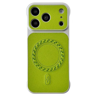 For iPhone 18 Pro Max / 17 Pro Max Magnetic Case Borderless Litchi Texture PU Leather Phone Back Cover - Green