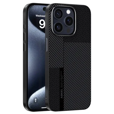 ABEEL For iPhone 15 Pro Max Magnetic Case 6D Printed Shockproof Protective Phone Cover - Shield Armor No. 1