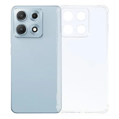 För Motorola Edge 70 Max 5G TPU-skåll med förstärkta hörn, stötfast mobilskal - Transparent