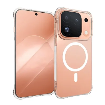 WANLONFENG для Oppo Find X10 Pro Max 5G TM1 серии Магнитный чехол с большим отверстием для объектива Прозрачный чехол из ТПУ - Прозрачный