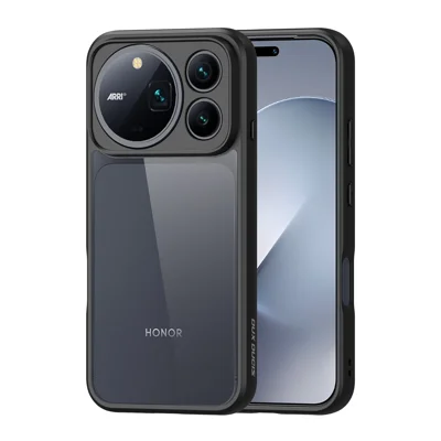  DUX DUCIS for Honor Magic9 Pro Max 5G Aimo Series PC + TPU Clear Back Phone Cover (REACH Certification) - Black