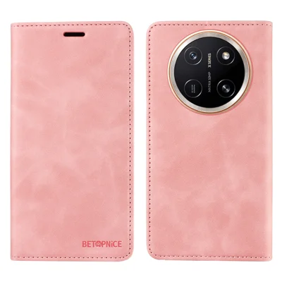  BETOPNICE for Honor X9e Pro 5G / Honor X80 Pro Max 5G Case  Magnetic Closure RFID Blocking Wallet Stand Leather Phone Cover - Pink