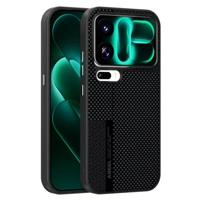 ABEEL For Xiaomi 18 Pro Magnetic Case Ultra-thin 6D Printed Shockproof TPU PC Aluminum Alloy Leather Phone Cover - Guardian Model 2 No. 2