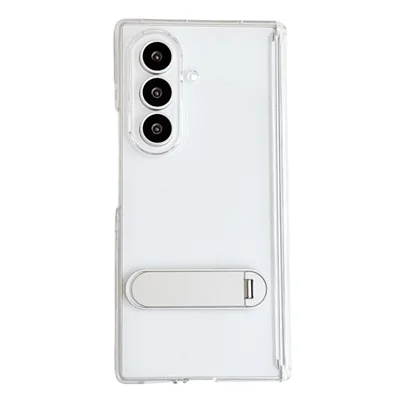 Чехол для Samsung Galaxy Z Fold8 Ultra с подставкой и усиленным шарниром, прозрачный чехол — прозрачный
