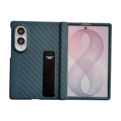 For Samsung Galaxy Z Fold8 Case with Tempered Glass Screen Protector Kickstand Hinge Protection Phone Cover - Green