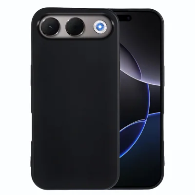 For Oppo A7 Pro 5G TPU Case Soft Matte Anti-fingerprint Phone Back Cover - Black
