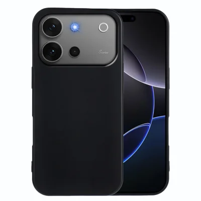  For vivo S60 5G / vivo V80 5G TPU Case Soft Matte Anti-fingerprint Phone Back Cover - Black