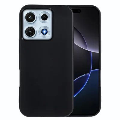  For Motorola Edge 70 Max 5G TPU Case Soft Matte Anti-fingerprint Phone Back Cover - Black