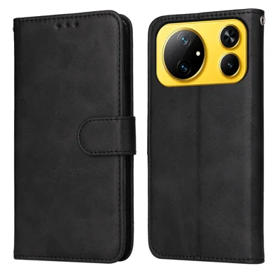  For Honor Magic9 Super Edition 5G Case Wallet PU Leather Folio Flip Phone Cover - Black
