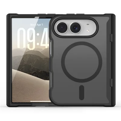 DUX DUCIS Serie Yind para iPhone Duo Funda Magnética con Protección de Bisagra TPU + PC Mate - Negro