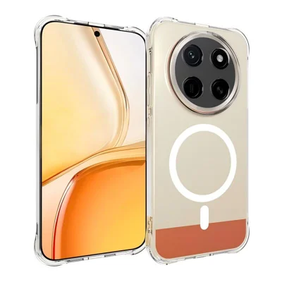  WANLONFENG för Honor X80 Pro Max 5G / Honor X9e Pro 5G TM1-serien 2,0 mm Magnetisk Skärmtransparent TPU Mobilskal - Transparent