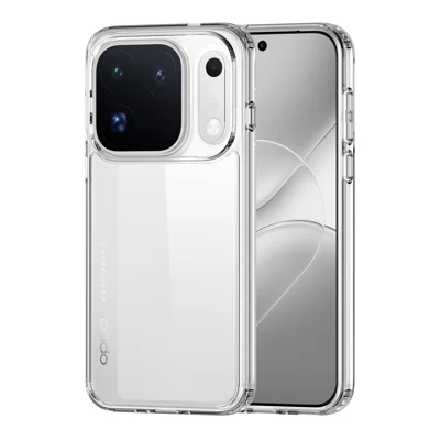 DUX DUCIS voor Oppo Find X10 Pro Max 5G Clin-serie Transparant TPU + PC Antivalt Hoesje - Transparant