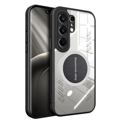 For TECNO Camon 50 4G Case Heat Dissipation Shockproof Transparent Phone Back Cover - Black