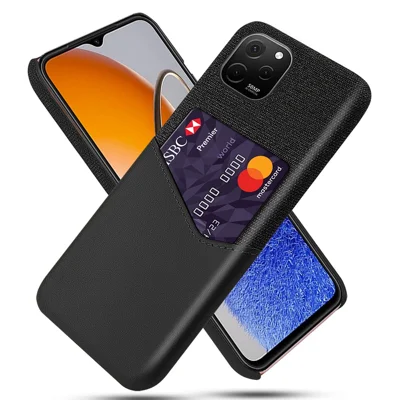 Cover Portafoglio In Pelle Per Huawei Y6 2019 | Con Chiusura Magnetica, Porta Carte E Supporto Per Video