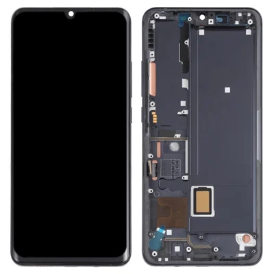 For Xiaomi Mi Note 10 Lite Grade S OEM AMOLED Screen and Digitizer Assembly + Frame Part (without Logo) - Black