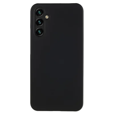 For Samsung Galaxy A34 5G Smartphone Case Hard Plastic Rubberized Glossy Phone Protector Cell Phone Cover - Black