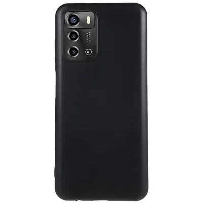 TPU-Hülle für ZTE Blade A72 4G, matte, flexible, schwarze Handyhülle, kratzfester Schutzhülle