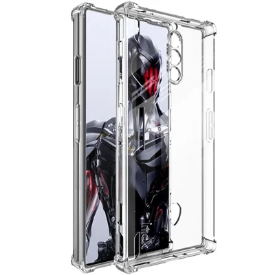 IMAK For ZTE nubia Red Magic 8 Pro 5G / Red Magic 8 Pro+ 5G TPU Phone Case Four Corner Cushion Airbag Design Shock-Absorbing Cover - Transparent