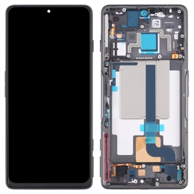 For Xiaomi Redmi K50 Gaming 5G / Poco F4 GT Grade S OEM AMOLED Screen and Digitizer Assembly + Frame Part (without Logo) - Black