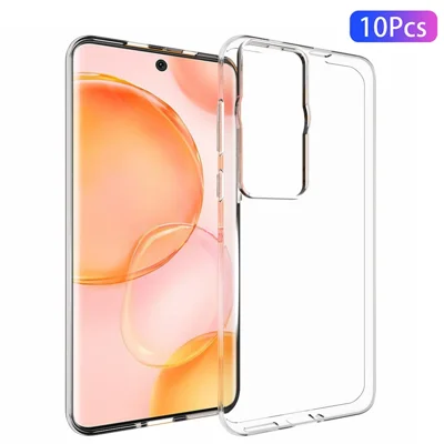 10 Stück / Packung Für Huawei P60 / P60 Pro Sturzsichere Handyhülle Innen Ohne Wasserzeichen Transparente Handyabdeckung