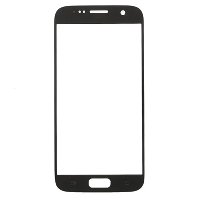 For Samsung Galaxy S7 G930 Front Screen Glass Lens + OCA Adhesive Replacement Parts - Black