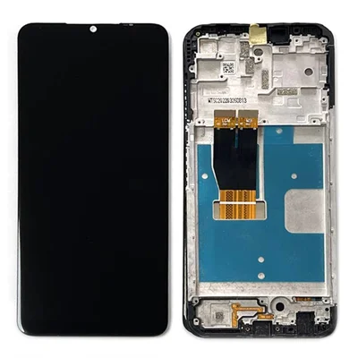 For T-Mobile Revvl 6 Pro 5G OEM Grade S LCD Screen and Digitizer Assembly + Frame Part (without Logo)