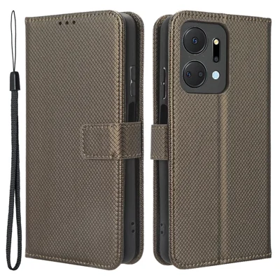 Custodia In Pelle Per Huawei Honor X7a – Portafoglio Con Slot Per Carte, Chiusura Magnetica E Funzione Cavalletto – Blu