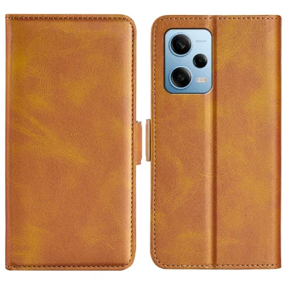 For Xiaomi Redmi Note 12 Pro 5G / Note 12 Pro Speed 5G / Poco X5 Pro 5G Phone Stand Case PU Leather Wallet Phone Cover - Yellow