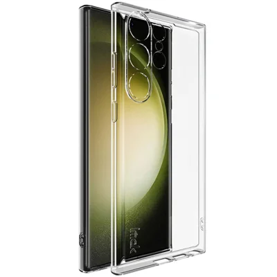 IMAK UX-5 Series for Samsung Galaxy S23 Ultra Phone Case Anti-drop Transparent TPU Cover - Transparent