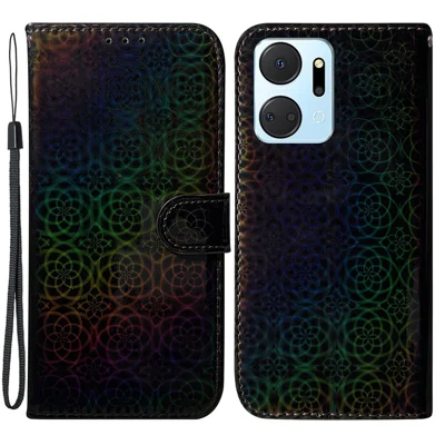 Custodia protettiva a libro per Honor X7a Cover Bookstyle Case nero