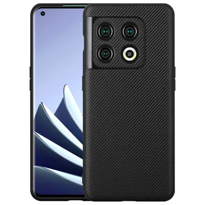 VILI TC Series for OnePlus 10 Pro 5G Shockproof Case Phone Back Cover Textured Leather Coated TPU Phone Case