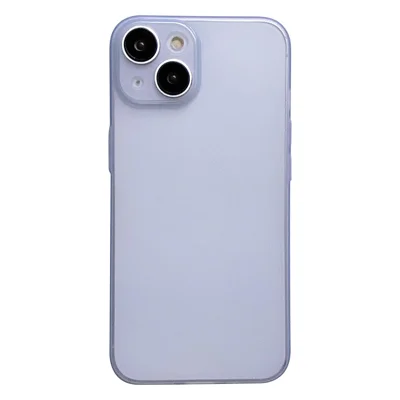 For iPhone 13 6.1 inch Thin Matte TPU Phone Case Precise Cutout Camera Protection Back Cover - Blue