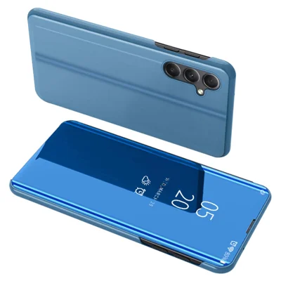 For Samsung Galaxy A34 5G Flip Leather Cover with Stand Full Body Protective Phone Case - Sky Blue