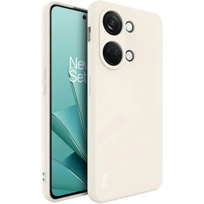 IMAK UC-4 Series Phone Case for OnePlus Nord 3 5G / Ace 2V TPU Cover Straight Edge Anti-Fall Cell Phone Shell - White