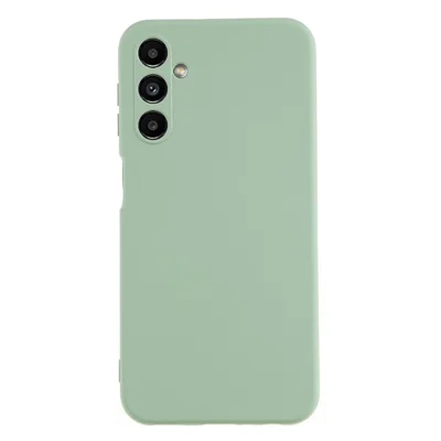 For Samsung Galaxy A24 4G (162.1 x 77.6 x 8.3mm) Precise Cutout Soft TPU Phone Case 2.0mm Liquid Silicone Texture Arc Edge Anti-drop Cover - Green