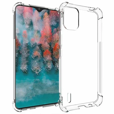 Capa de Telemóvel TPU Antiderrapante para Nokia C12 4G / C12 Plus / C12 Pro com Proteção de Airbag nos Quatro Cantos e Anti-queda