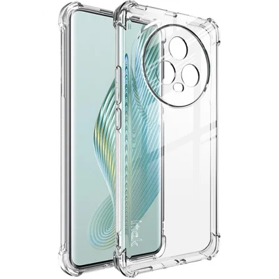 IMAK For Honor Magic5 Clear TPU Phone Case Drop-proof Airbag Back Protective Cover - Transparent